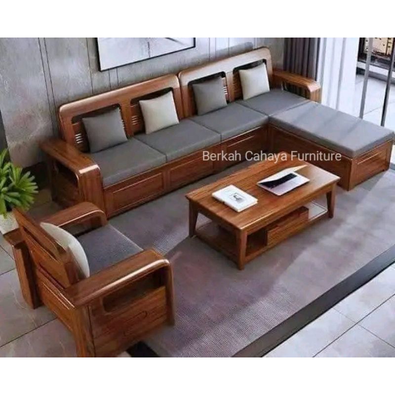kursi sofa sudut minimalis sadewa salur