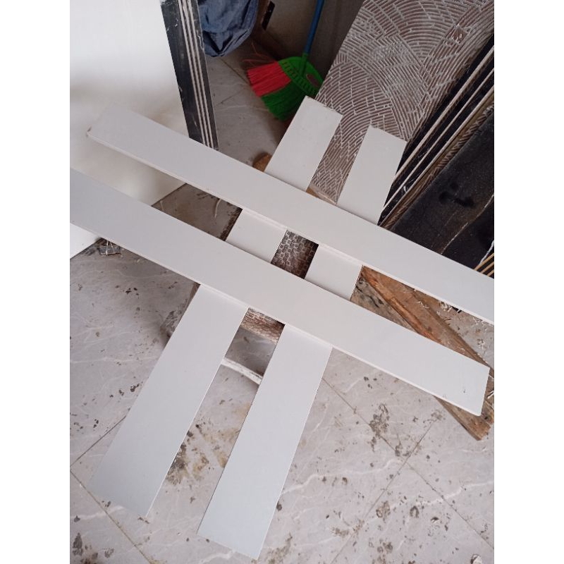 granit list plint 10x120 putih polos custom ukuran