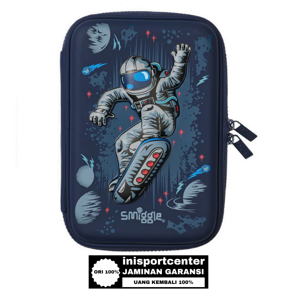 

Pencil Case Smiggle Epic Adventures Hardtop Pencil Case IGL452612NAV