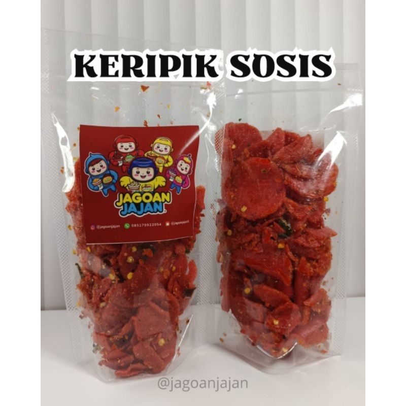 

Jagoan Jajan - Keripik Sosis Pedas 100gr