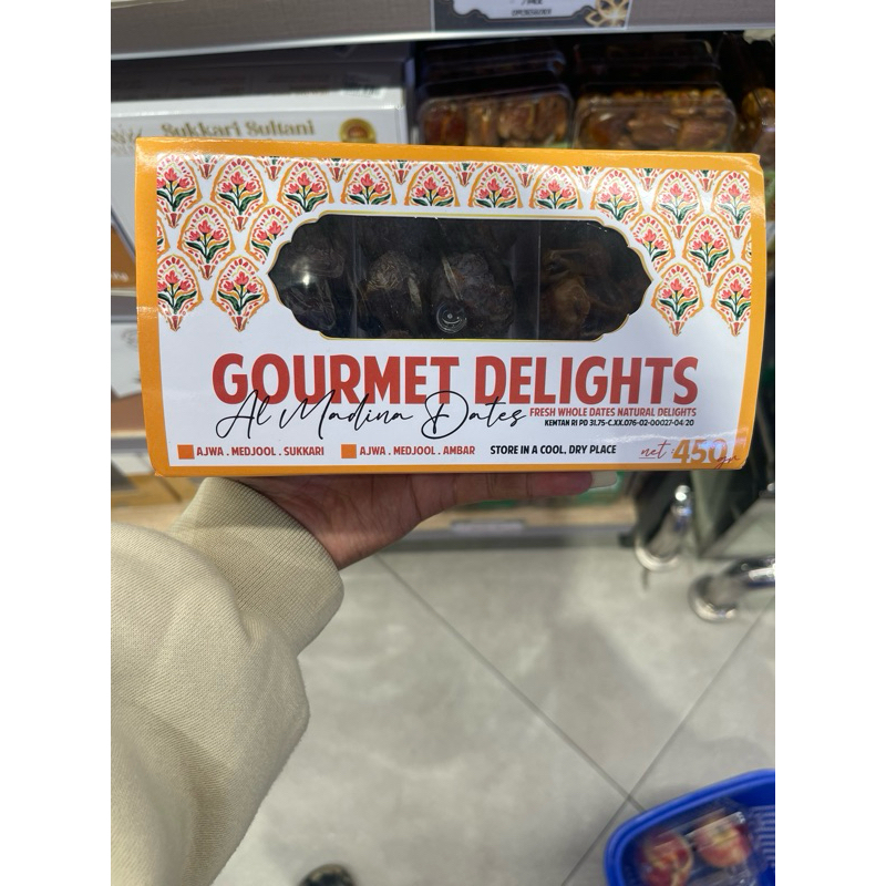 

kurma gourmet delights almadina 450gram