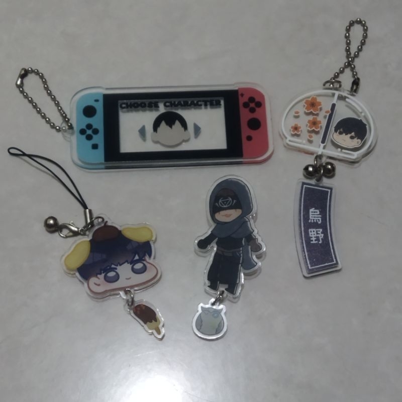keychain gantungan kunci preloved haikyuu kageyama identity v eli