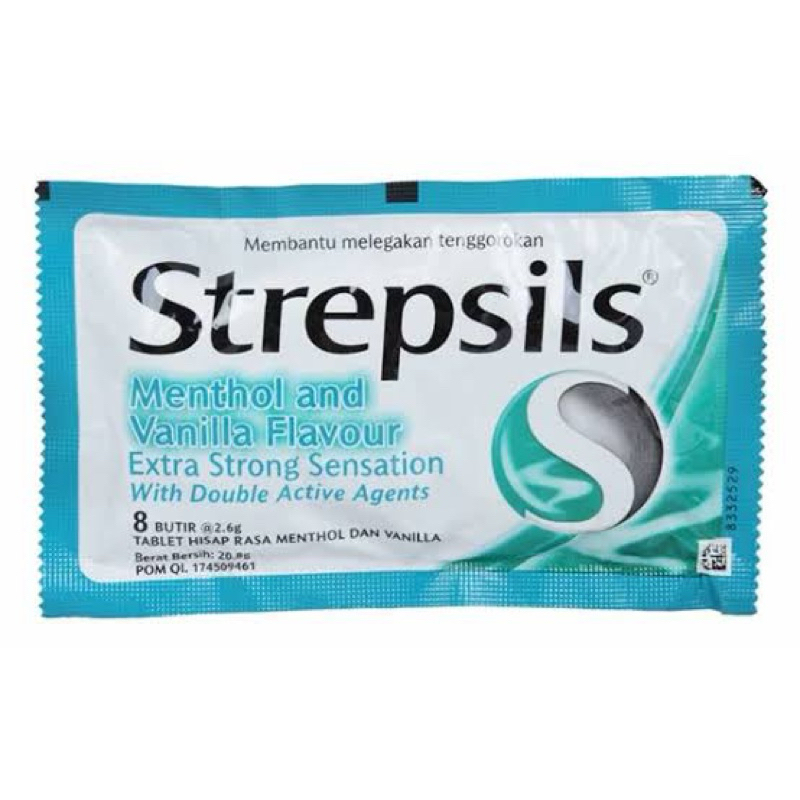 

STREPSILS MENTHOL VANILLA 12 TABLET