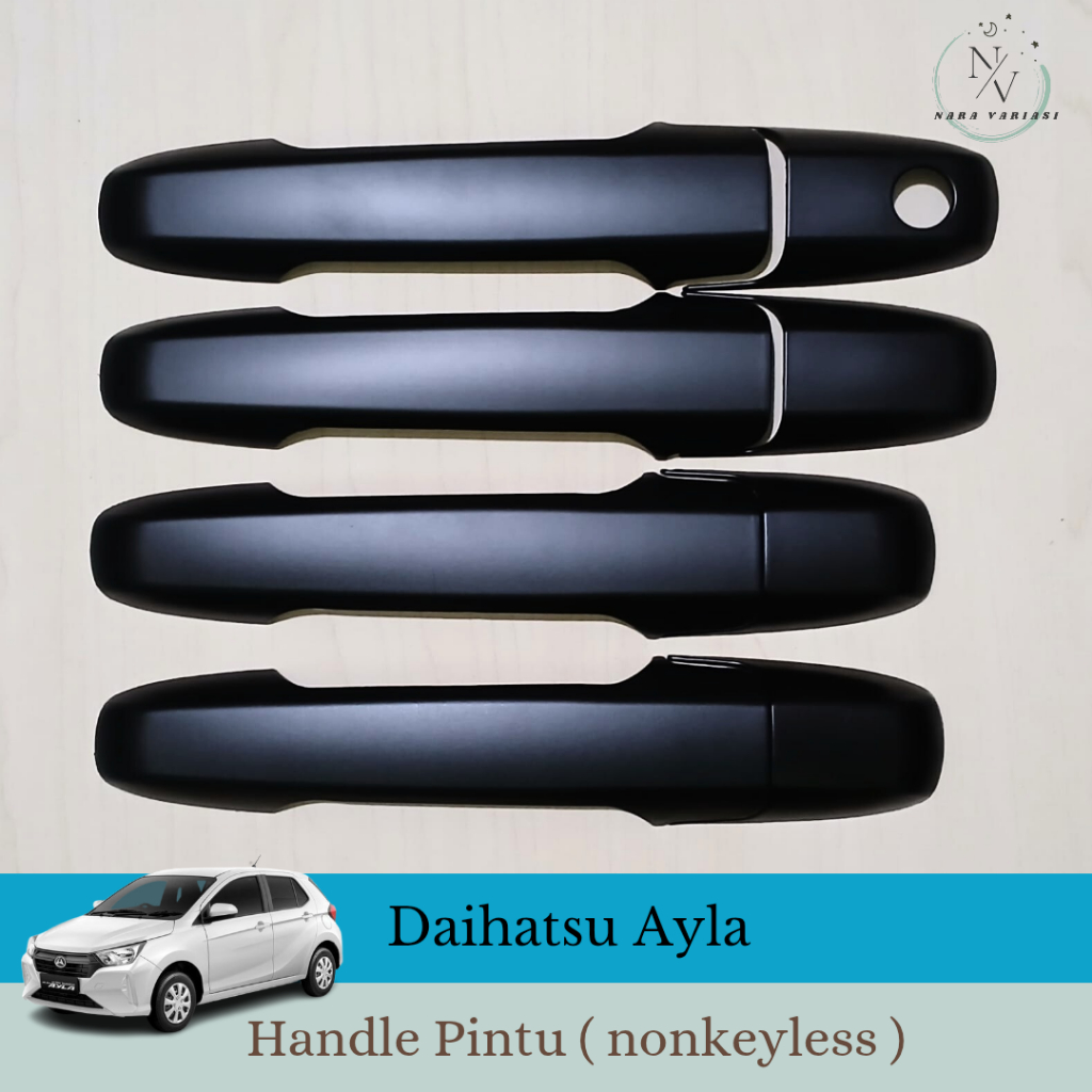 Handle Cover Pintu Mobil Daihatsu Ayla 2023 Hitam
