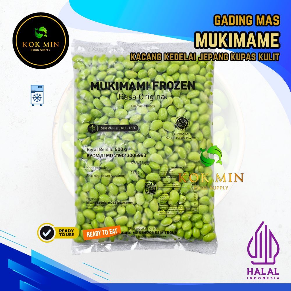 

Mukimame / Edamame Kupas / Kacang Polong Jepang - 500 gram