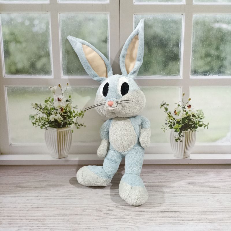 Boneka Looney Toones Plush Bugs Bunny  Tiny Toones
