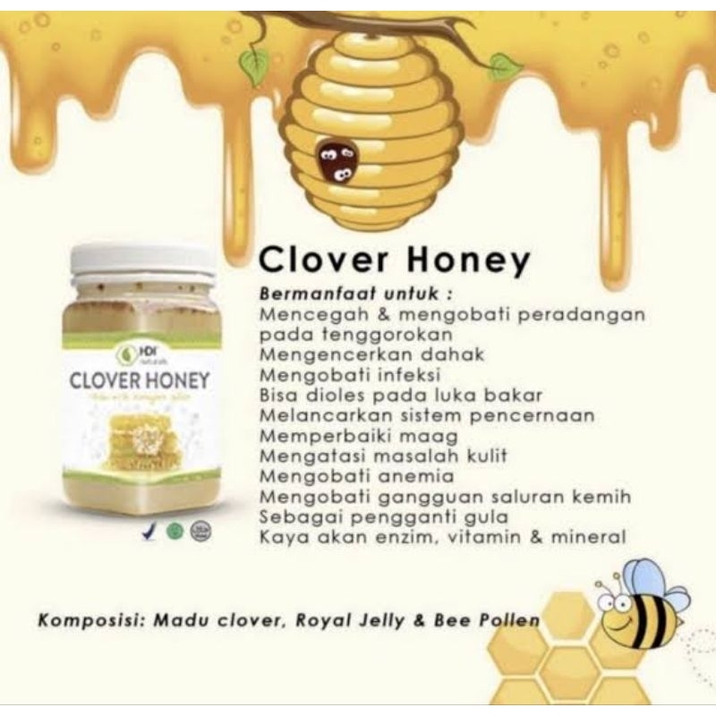 

Honey / Madu / Madu clover 250 gram / Readyyy Original 100%