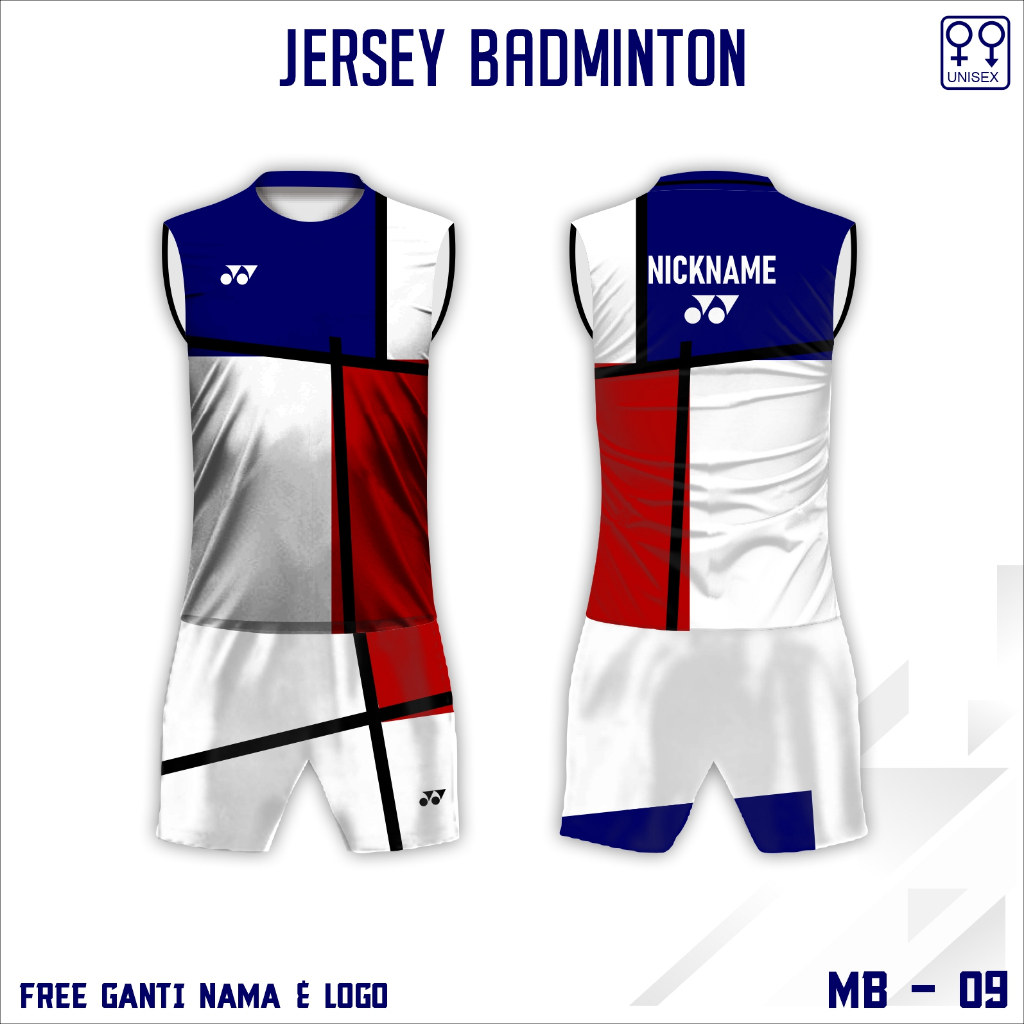 Setelan Jersey badminton malaysia olympic 2024 baju bulu tangkis singlet