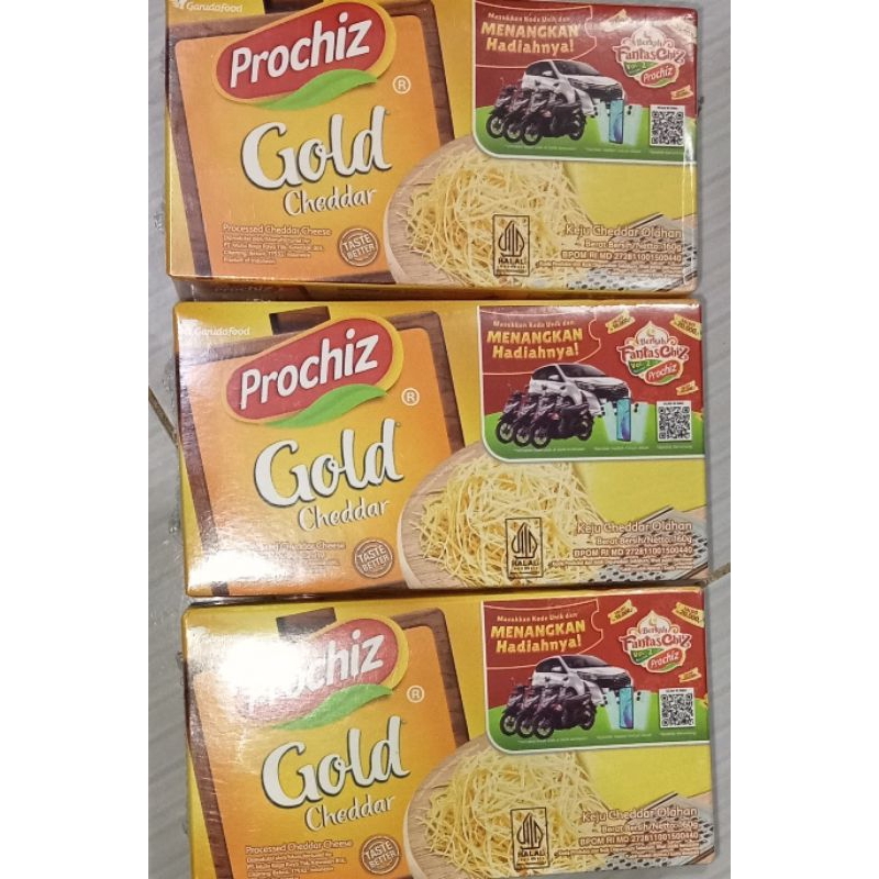 

Keju Prochiz gold chedar 160gr