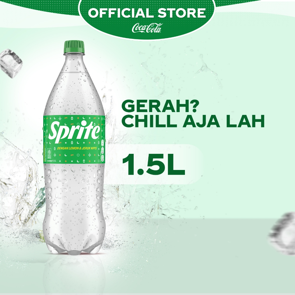 Sprite Lemon Lime Minuman Soda - Botol 1.5L