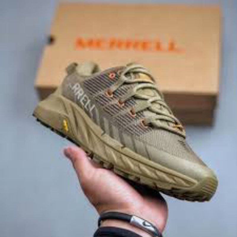 Sepatu Merrell Agility Peak 4 Safari Olive