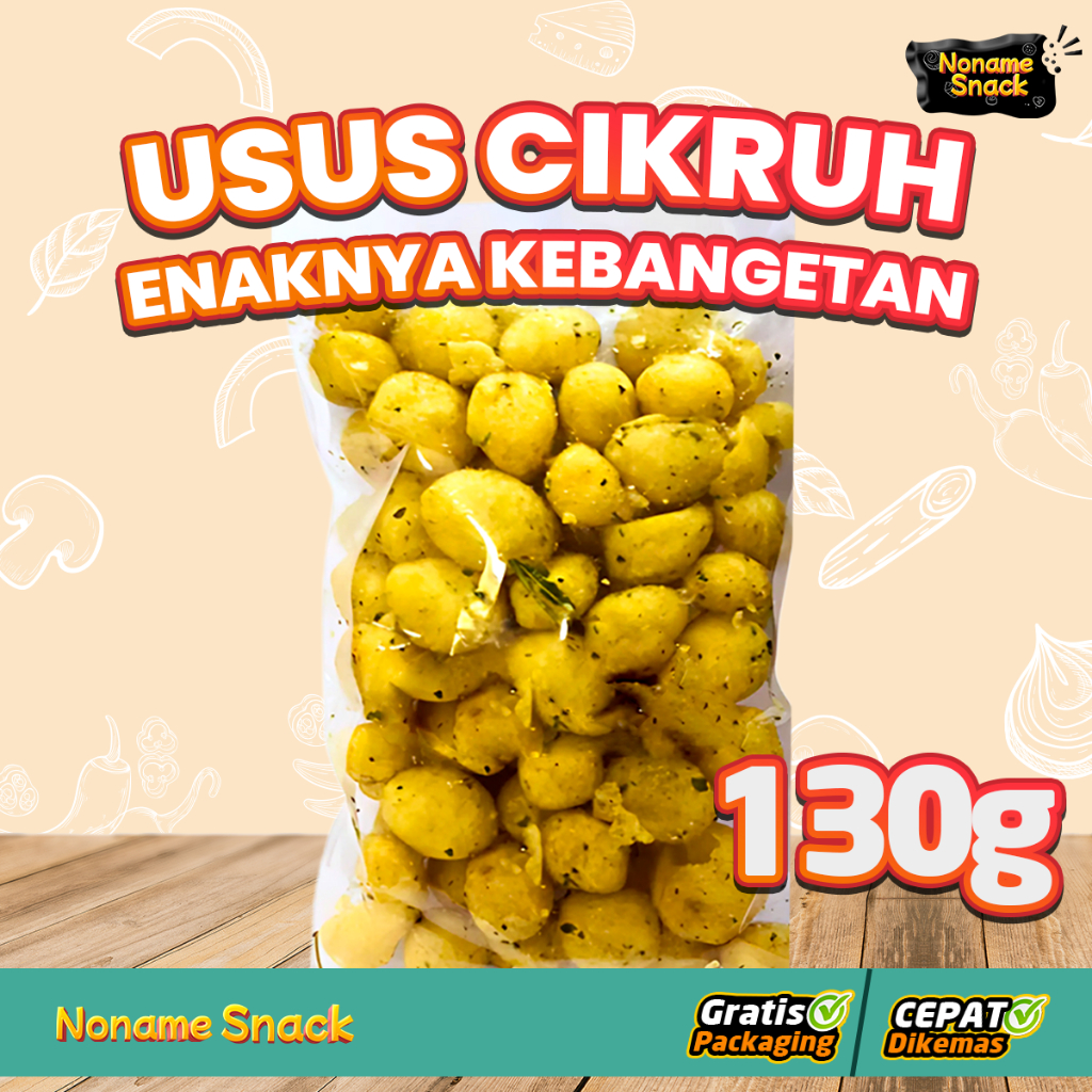 

Noname Snack - Cimol Kering Asin Gurih Daun Jeruk 130gr