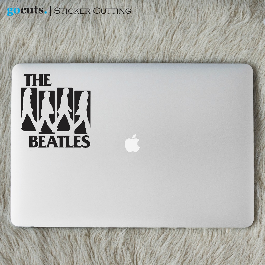 

Stiker The Beatles Cutting Sticker Laptop Mobil Motor