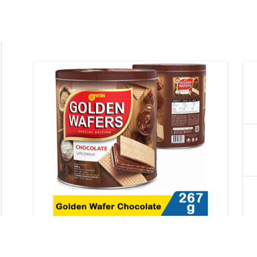 

nissin golden wafer chocolate 267g