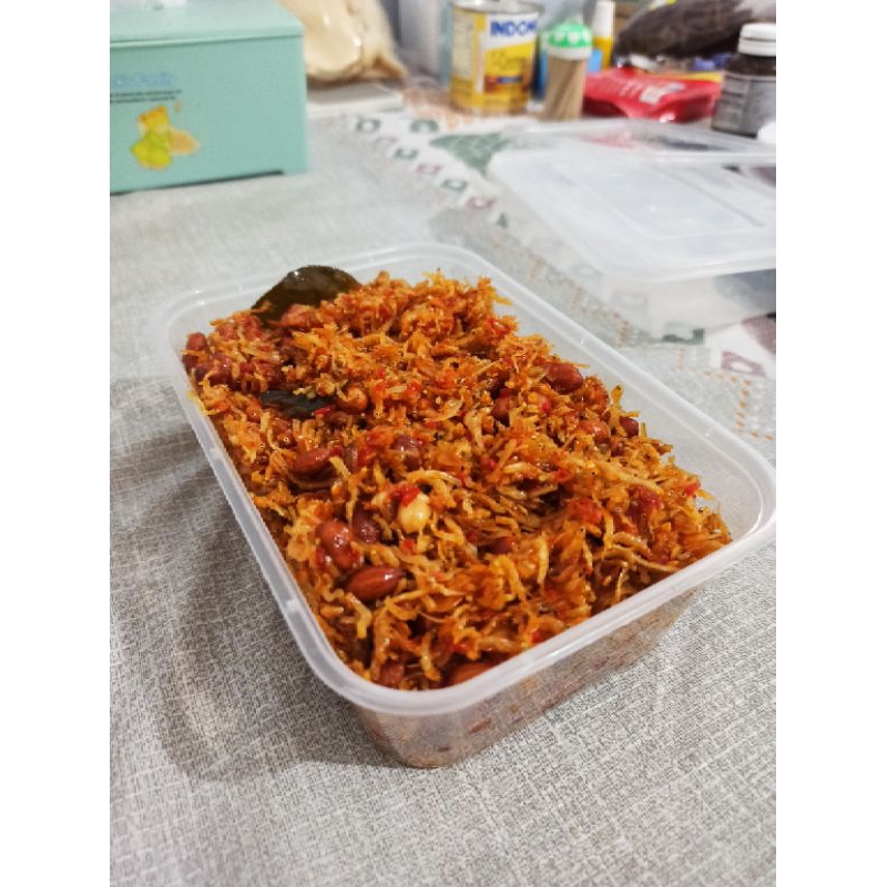 

Ikan teri kacang sambal 250 gr