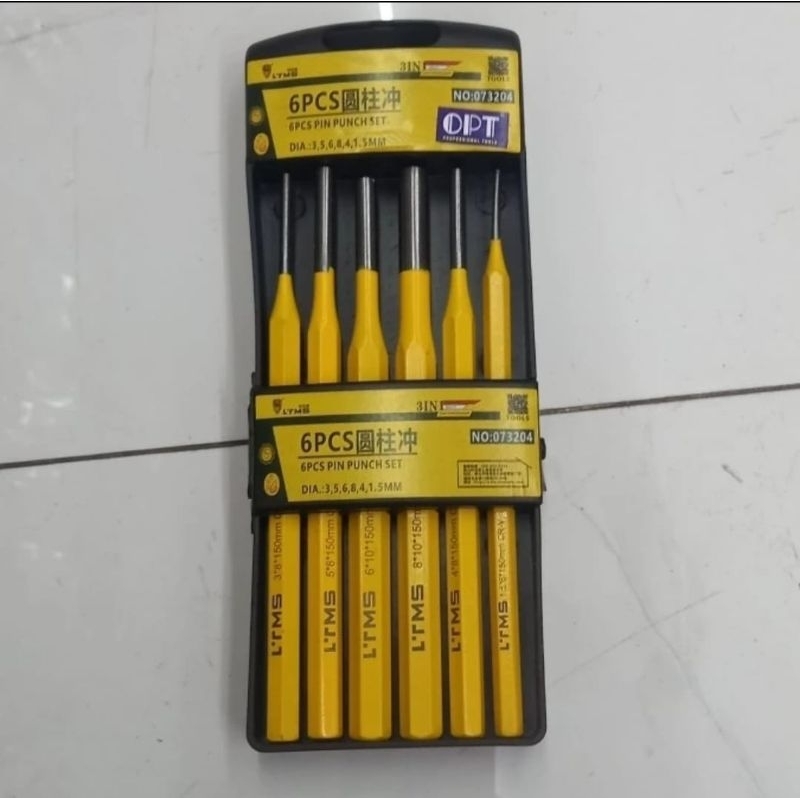 

Pin punch set 6 pcs OPT Made in china