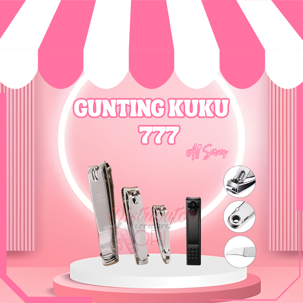 gunting kuku besar 777 / gunting kuku sedang 777 / KECIL / HITAM