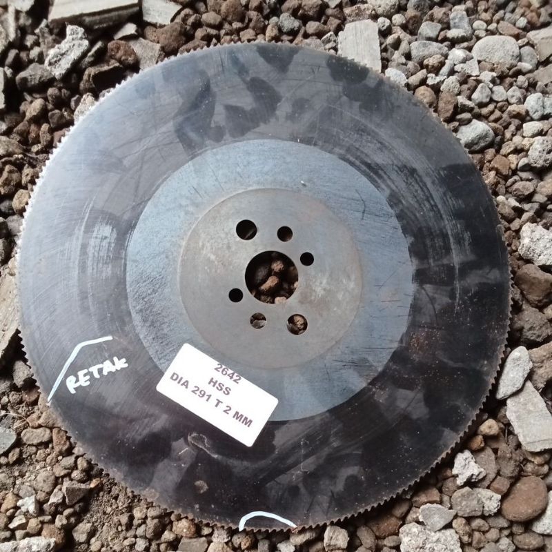 Circle saw HSS warna hitam bahan taji, bahan pisau seset, bahan bilah