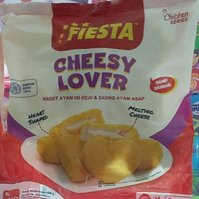 

Fiesta cheesy lovers, berat 500 Gram