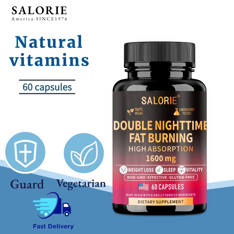 Night Burn ,aktifkan metabolisme saat tidur, tingkatkan pembakaran lemak, ideal untuk diet 60 kapsul