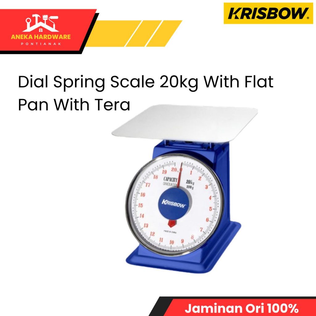 Timbangan Dapur Krisbow 20 Kg - Akurat untuk Sayuran, Buah &amp; Dagang