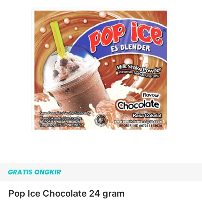 

5pcs pop ice coklat