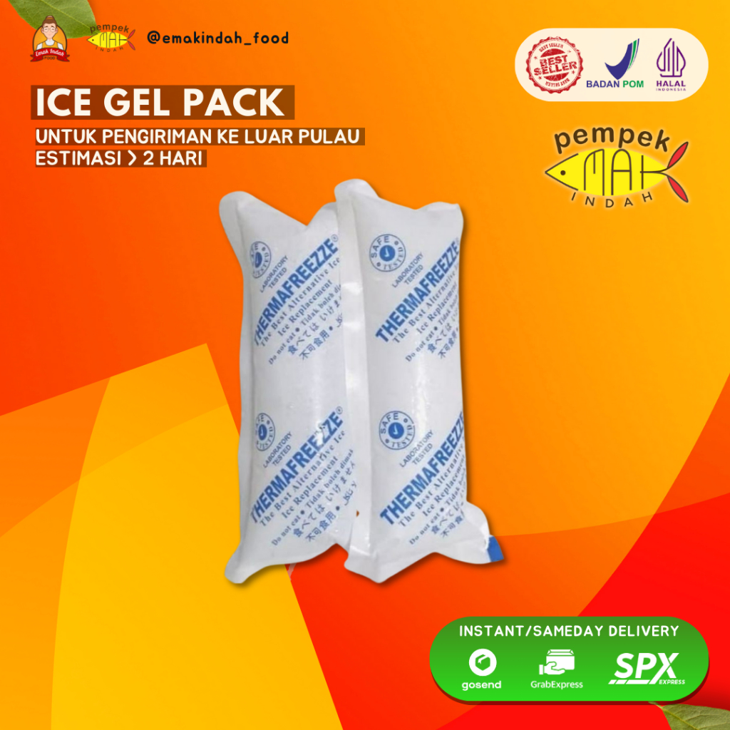 

Tambahan Thermafreeze (harus dengan gabus) (DISARANKAN UNTUK PENGIRIMAN KELUAR KOTA/PULAU)