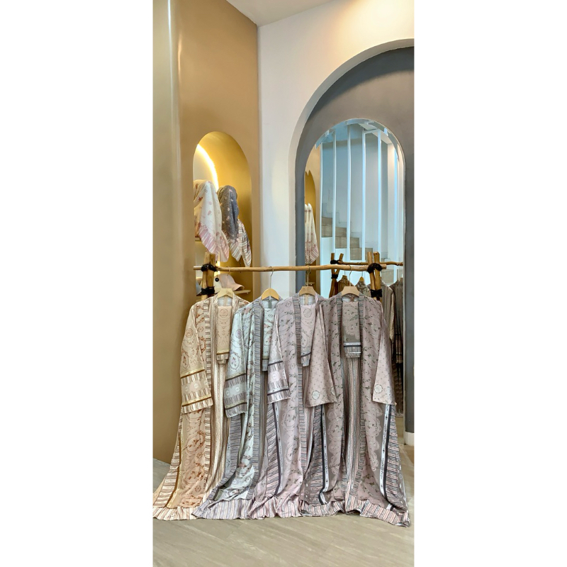 Gamis outer set hijab premium