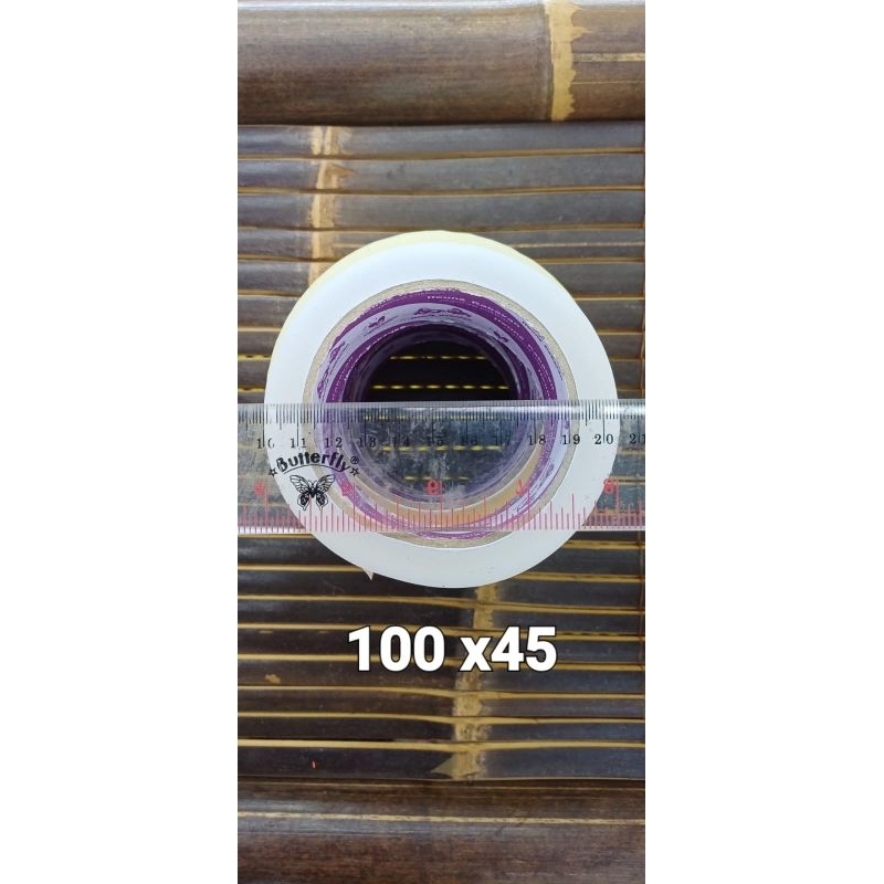 

lakban KABAYAN 1 slop 6 pcs 45mm#100#45micron clear putih