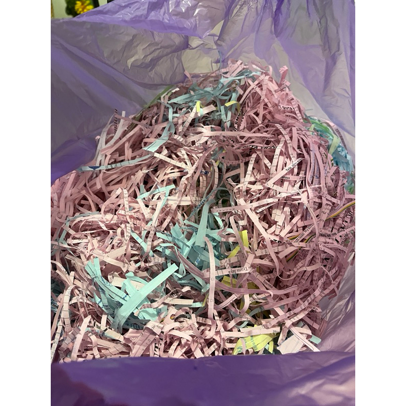 

kertas cacah campur potong