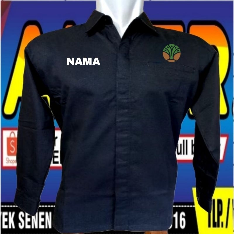 kantong 1 kemeja kementerian kehutanan baju kementerian kehutanan Pdh kementerian kehutanan Pdh perh