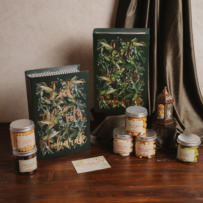 

Hampers lebaran kue kering - Dalilah Ramadhan Pakage