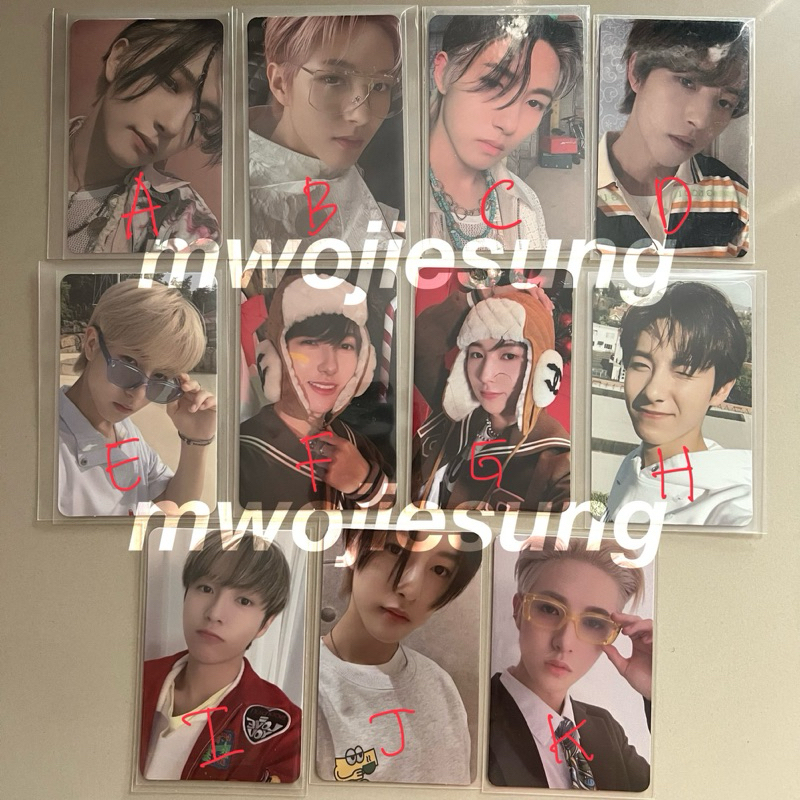 PC NCT Dream Official Renjun Photocard Album Glitch Mode Hello Future Merch Wink Universe 2021 Cafe 