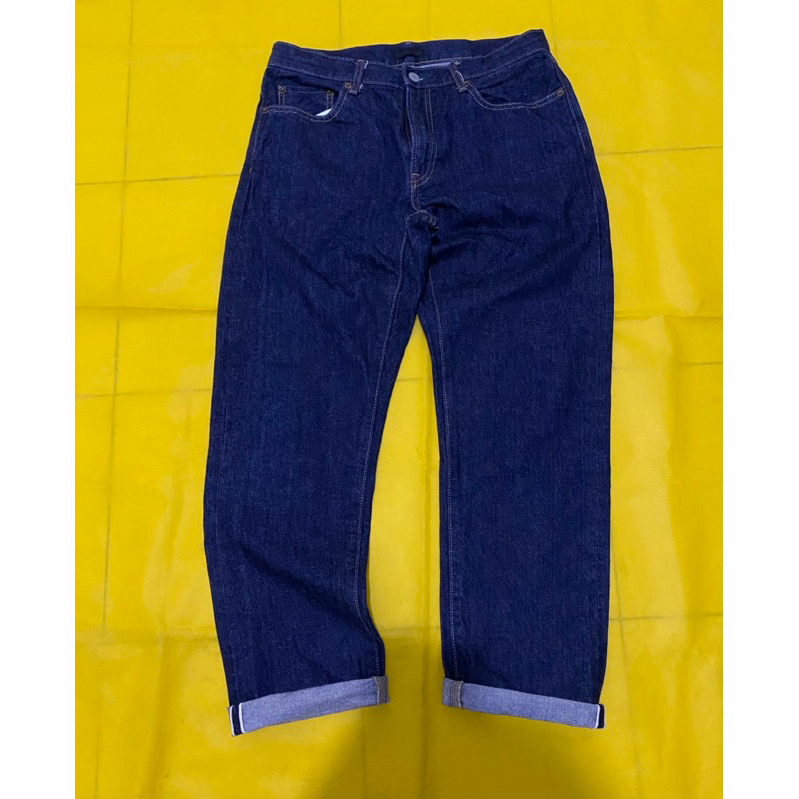 Uniqlo Selvedge denim japan 30 Nominus blue P97 x Ol19 x Lp80