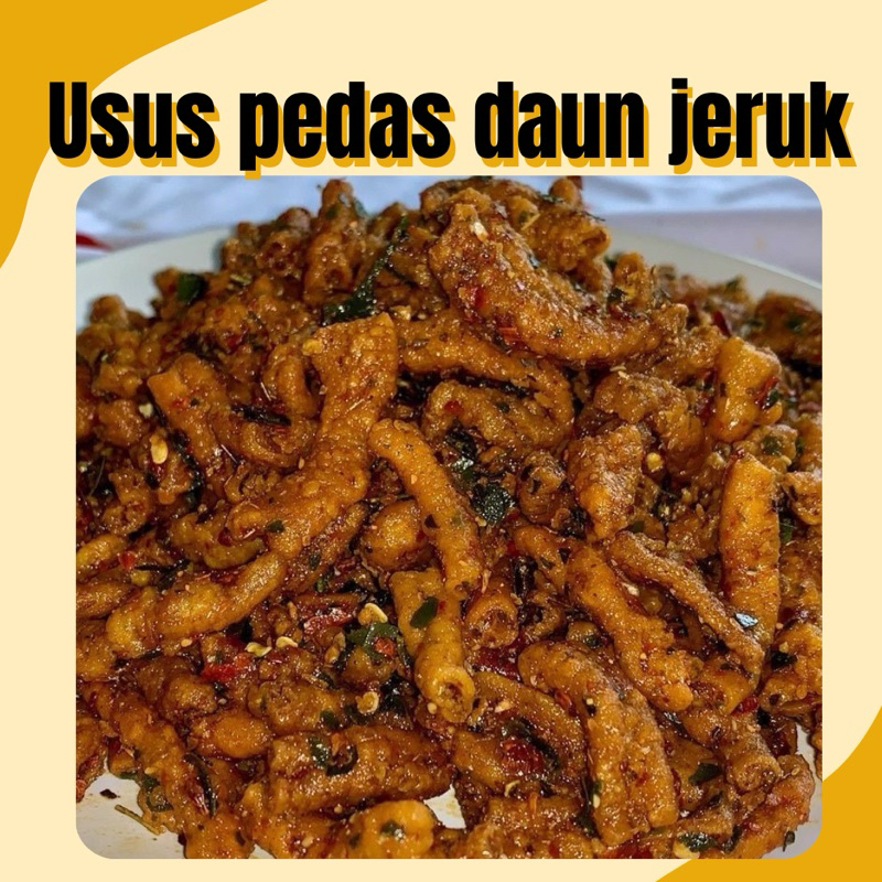 

usus krispy pedas daun jeruk 250gr