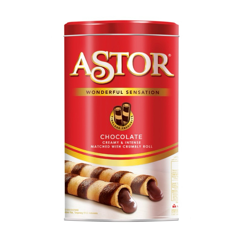 

ASTOR WAFER STICK COKELAT KALENG 330GR