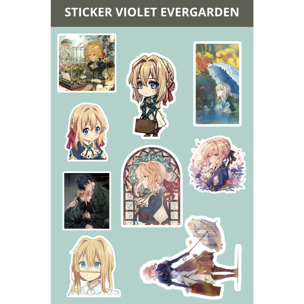 

Sticker Violet Evergarden Custom Non Cutting 10x15cm - Sticker Aesthetic Keren untuk HP, Laptop, Helm, Motor & Barang Kesayangan - Sticker Berkualitas dan Mudah Dipasang