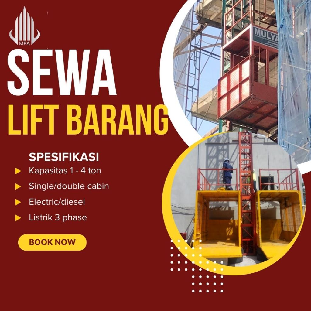 Sewa Lift Barang Menteng | Lift Alimak | Passenger Hoist