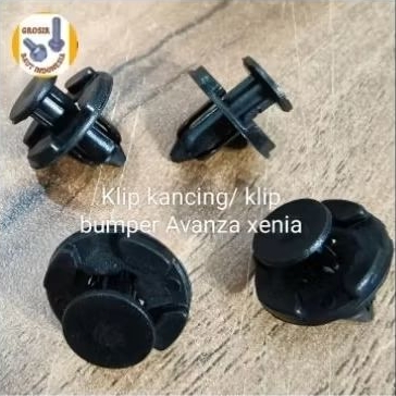(10-50pcs) Klip body Plastik Avanza Xenia /klip kancing Avanza/ klip cengkeh Avanza/ klip bumper Ava