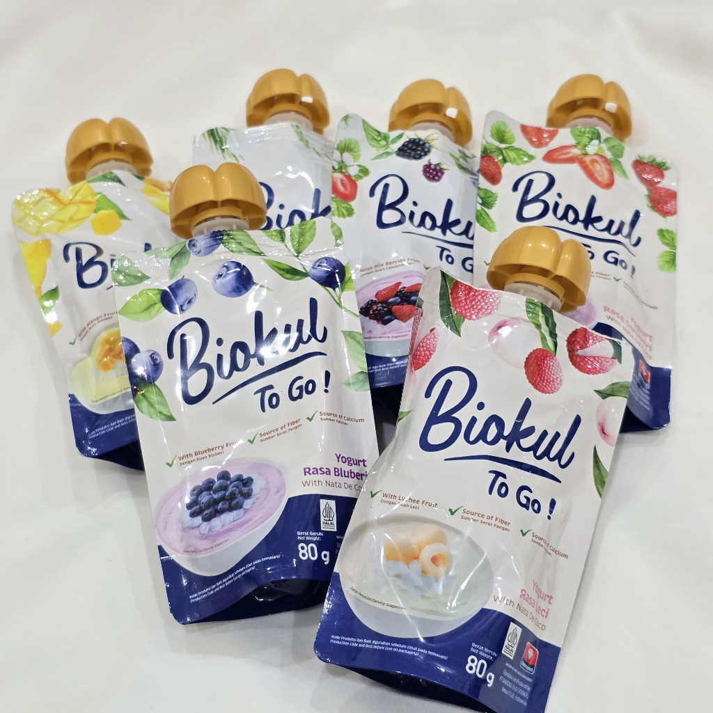 

(PROMO COD) BIOKUL Yogurt To Go | Yoghurt Squeeze 80 gram Exp 2025