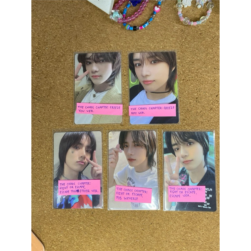 BEOMGYU Official Photocards [The Chaos Chapter: Freeze & Fight or Escape]