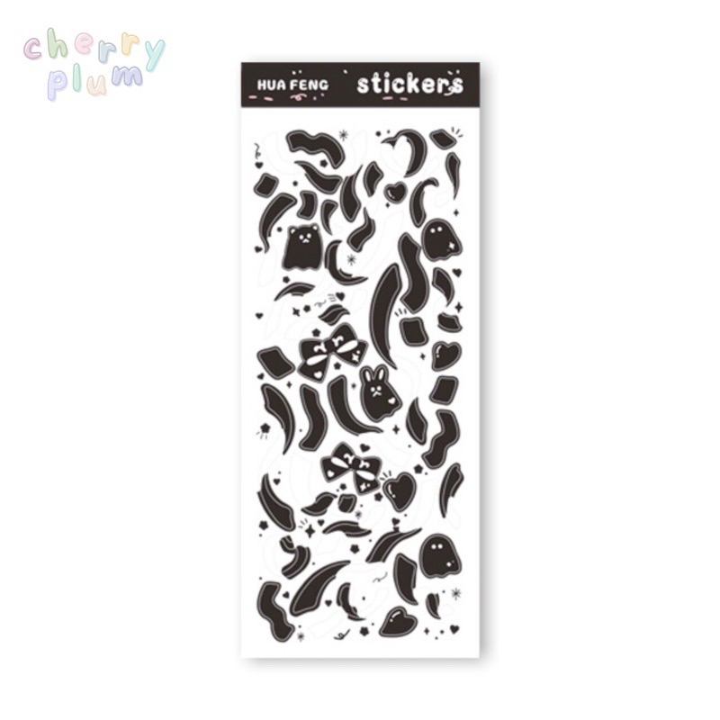 

CHERRYPLUM | Meliuk Liuk | Sticker Deco Photocard Toploader Journal Polco Kiss Cut Hologram | Ribbon Party Confetti Bear Ghost Frog Pastel Bubble Heart