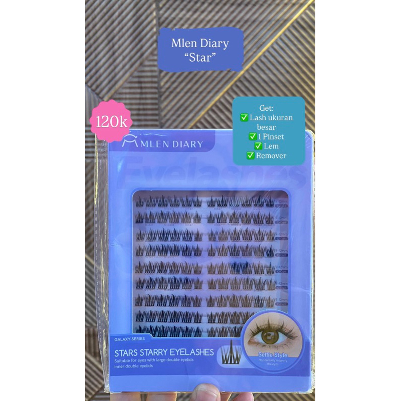 Mlen Diary Star Starry Eyelashes