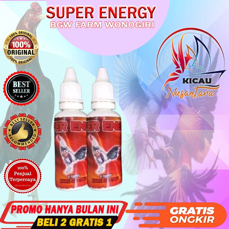 SUPER ENERGI BGW FARM WONOGIRI - Vitamin Doping Ayam Aduan Laga Terbaik