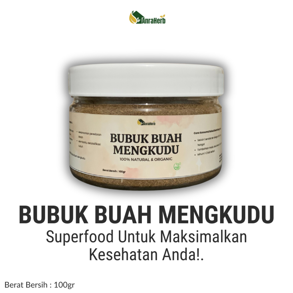 

Bubuk Buah Mengkudu 100gr Original by AnraHerb