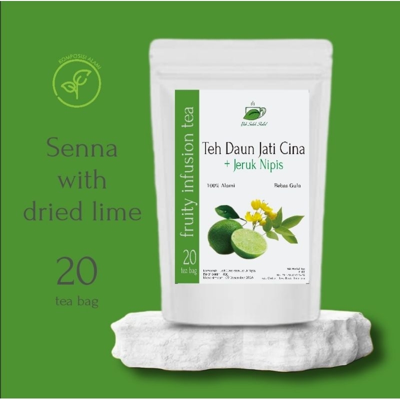 

TEH JATI CINA + JERUK NIPIS / SENNA LEAF with DRIED LIME TEA (20 tea bag)