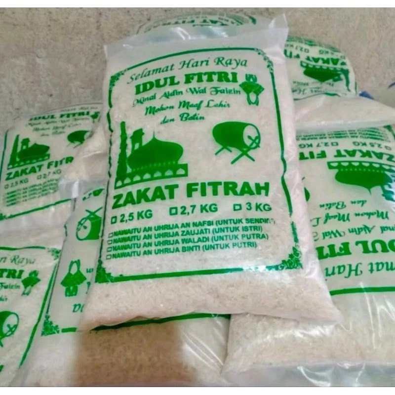 

Beras Zakat Fitrah 2,7Kg dan 3Kg