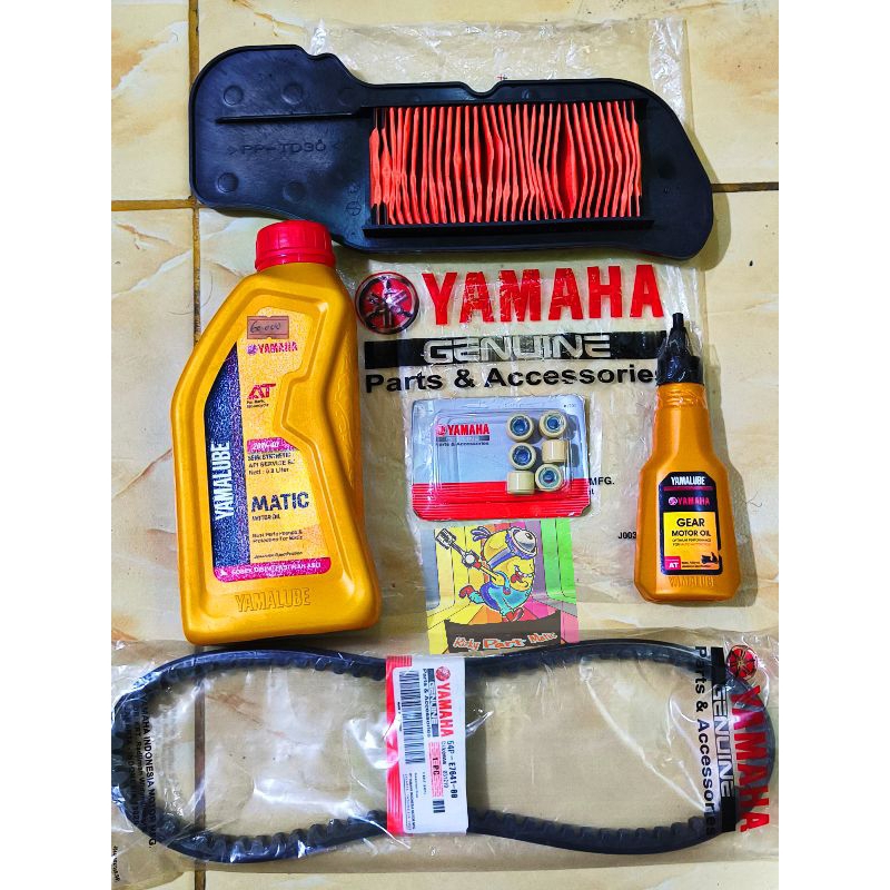 Oli Yamalube Matic 800ml Filt udara Van bel Roller 54P Yamaha Mio J Mio gt xride fino 115cc soulgt 1