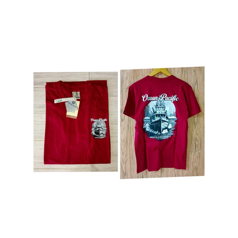 BAJU KAOS OP PRIA TERBARU/KAOS OBLONG OP/OCEAN PACIFIC PRIA