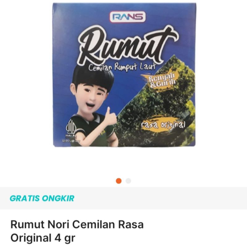 

1 box Rumut rasa original 4gr
